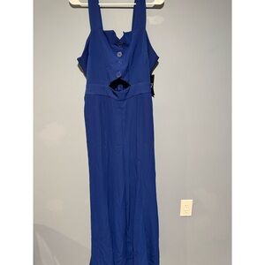 Royal Blue Fancy Jumpsuit